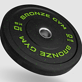 Диск бамперный BRONZE GYM 10кг д50